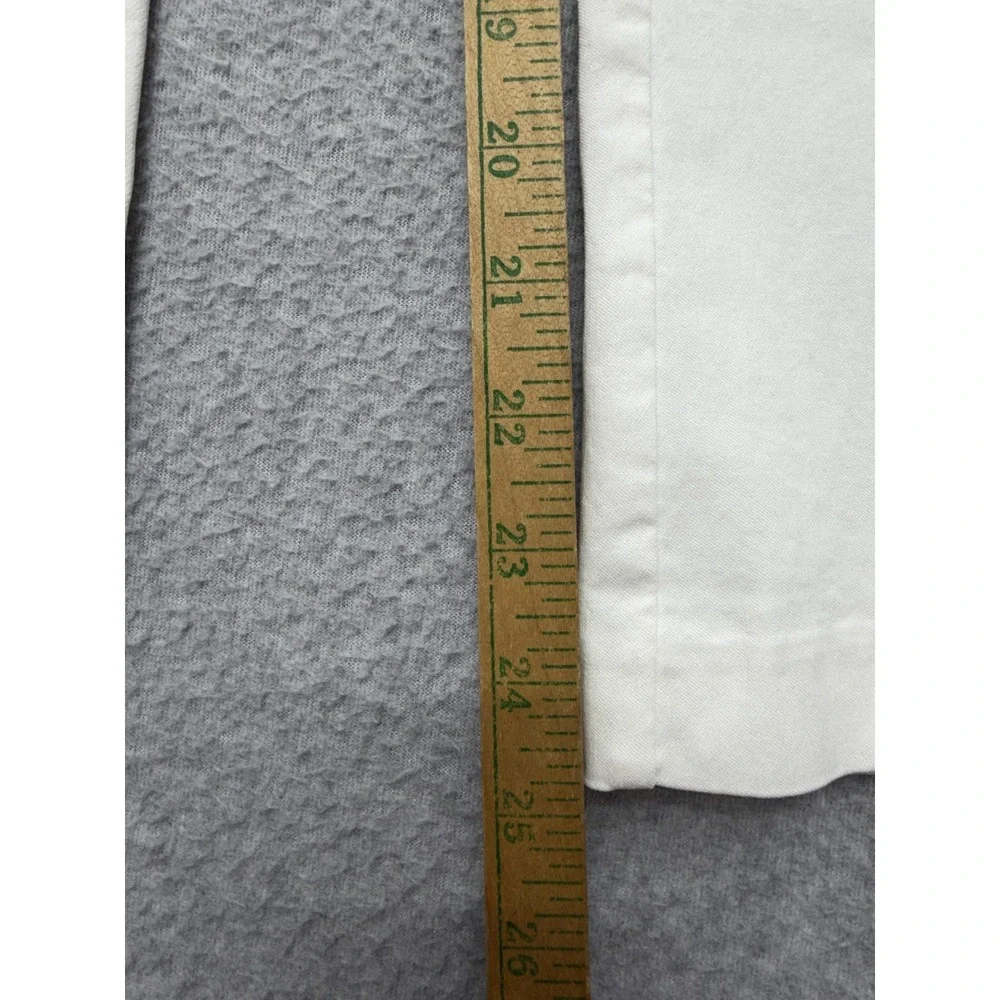 J. McLaughlin Womens 8 White Pull-On Straight Leg Stretch Pants Pockets - Picture 6 of 12